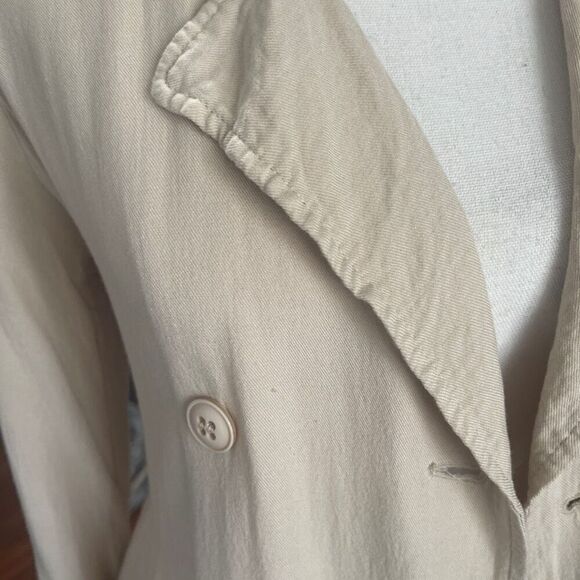 For The Republic Tan Double Breasted Jacket, Size 4 - Picture 3 of 11